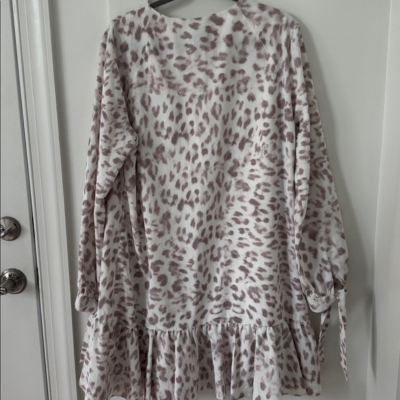 Anthropologie Felix Tunic swing Dress by Mare Mare leopard print Anthropologie L - Picture 8 of 14